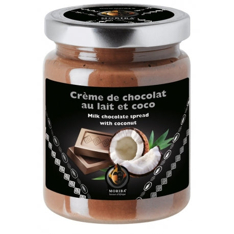 Milk chocolate and coconut spread